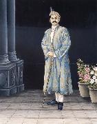 Nathulal Gordhan Damodarlalji of Nathdwara oil painting